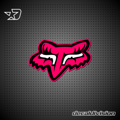 Fox Head Sticker - Gothic